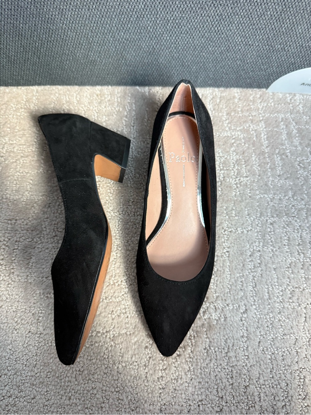 Linea Paolo Suede Pumps | 4.5 | Black